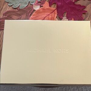 Michael Kors cable knit headband and scarf set